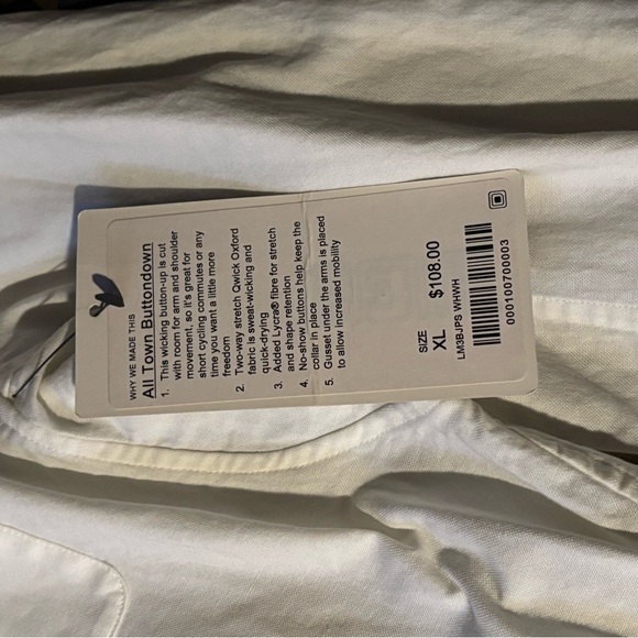 Lululemon Athletica White Garment - Picture 1 of 4